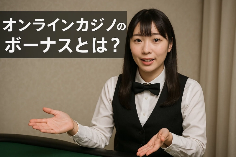 オンラインカジノのボーナスとは？｜最新 オンラインカジノ の基礎知識