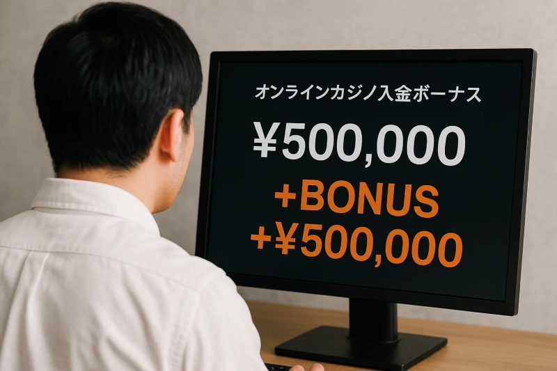 オンラインカジノのデポジットボーナスの詳細