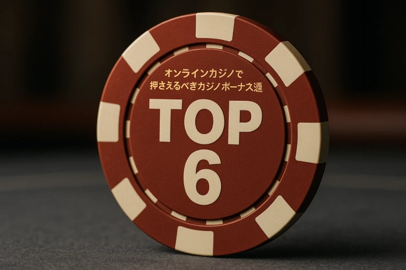 オンラインカジノで押さえるべきカジノ ボーナス6選