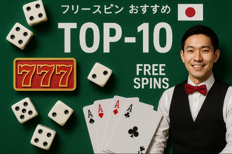 日本でフリースピンがもらえるおすすめカジノTOP10