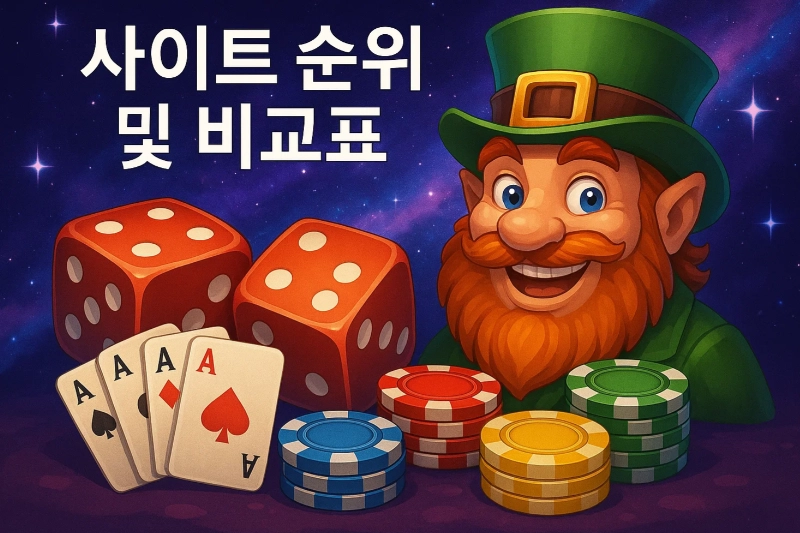 사이트 순위 및 비교표