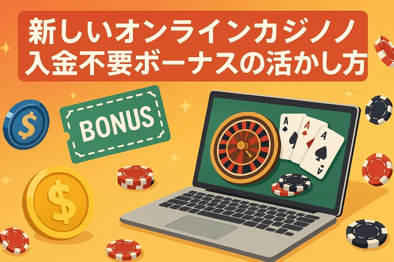 新しいオンラインカジノ入金不要ボーナス の活かし方:リスク最小で期待値を取る