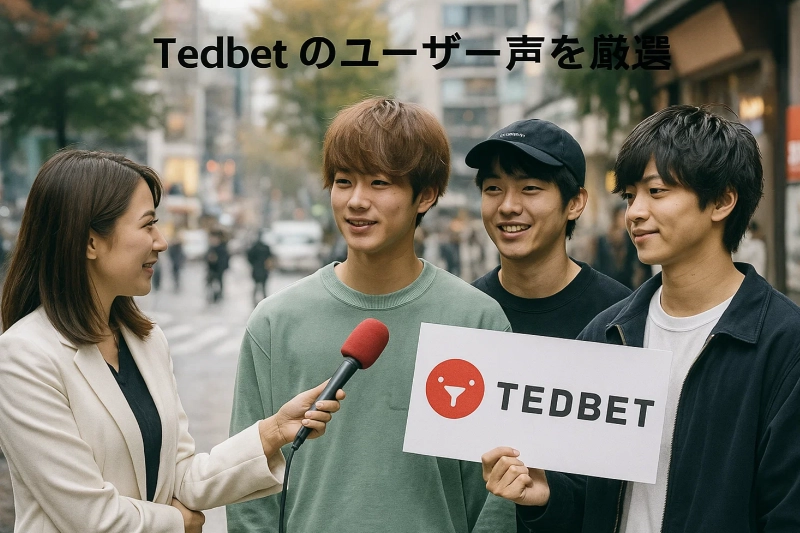 口コミ・評判 — Tedbet のユーザー声を厳選
